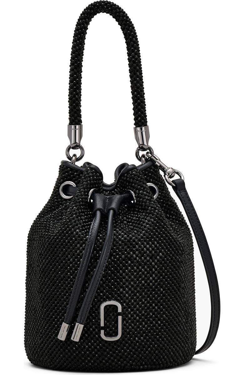 Marc Jacobs The Mini Rhinestone Bucket Bag, Main, color,