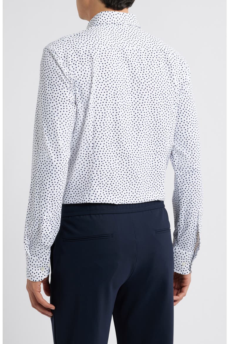 Hank Slim Fit Performance Stretch Dress Shirt, Alternate, color, OPEN WHITE