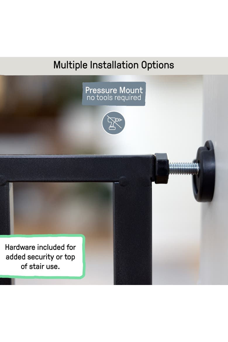 Thruway 60XW Series Extra Wide Safety Pet and Baby Gate, Alternate, color, SLATE