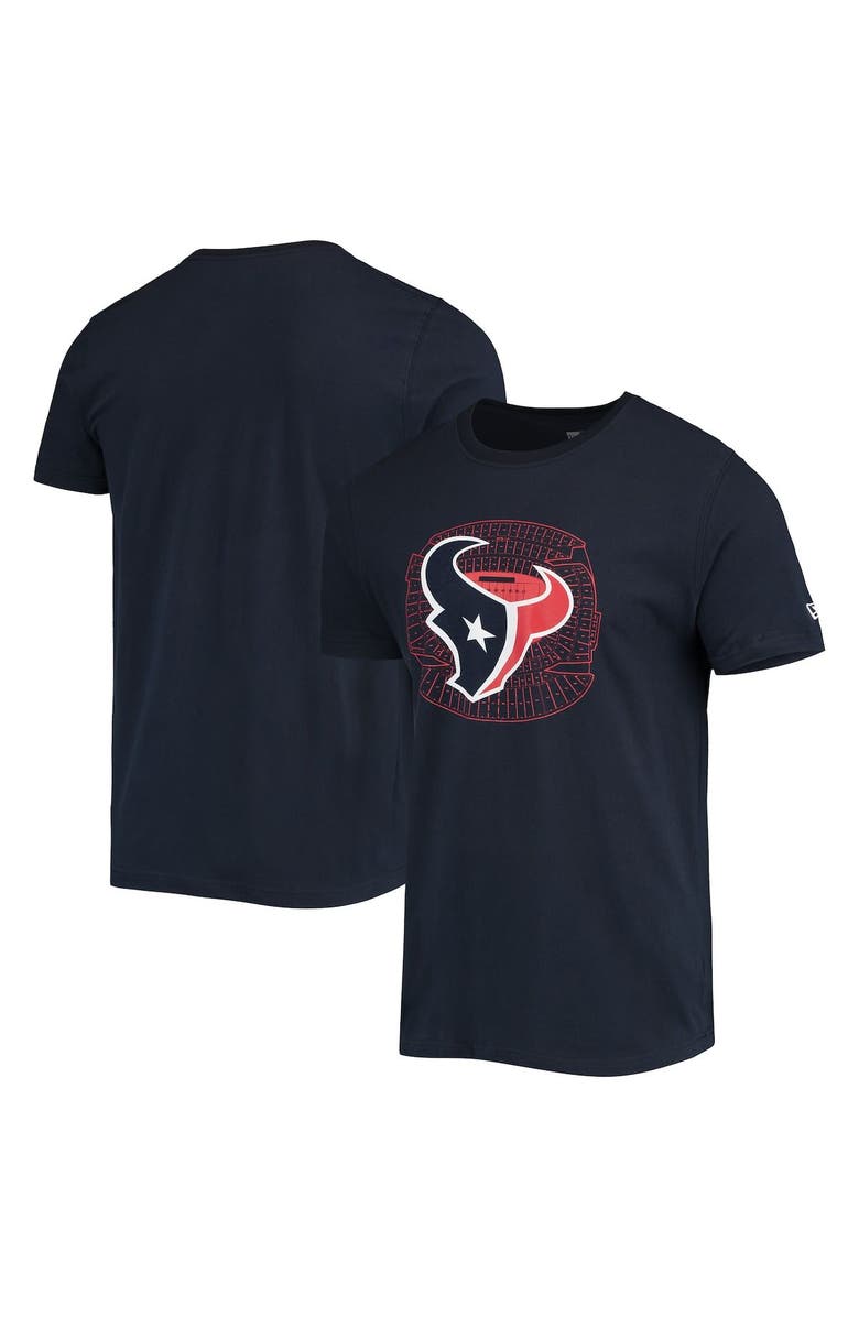 New Era Men's New Era Navy Houston Texans Stadium T-Shirt, Main, color,