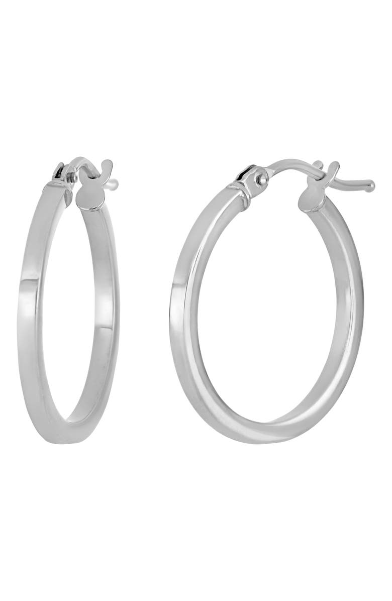 Bony Levy 14K Gold Pipe Cut Hoop Earrings, Main, color, 