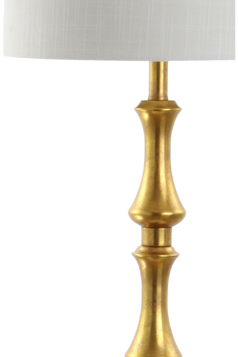 Jaxon 62.5" Traditional Glam Metal LED Floor Lamp, Gold Painting, Alternate, color, Gold Painting