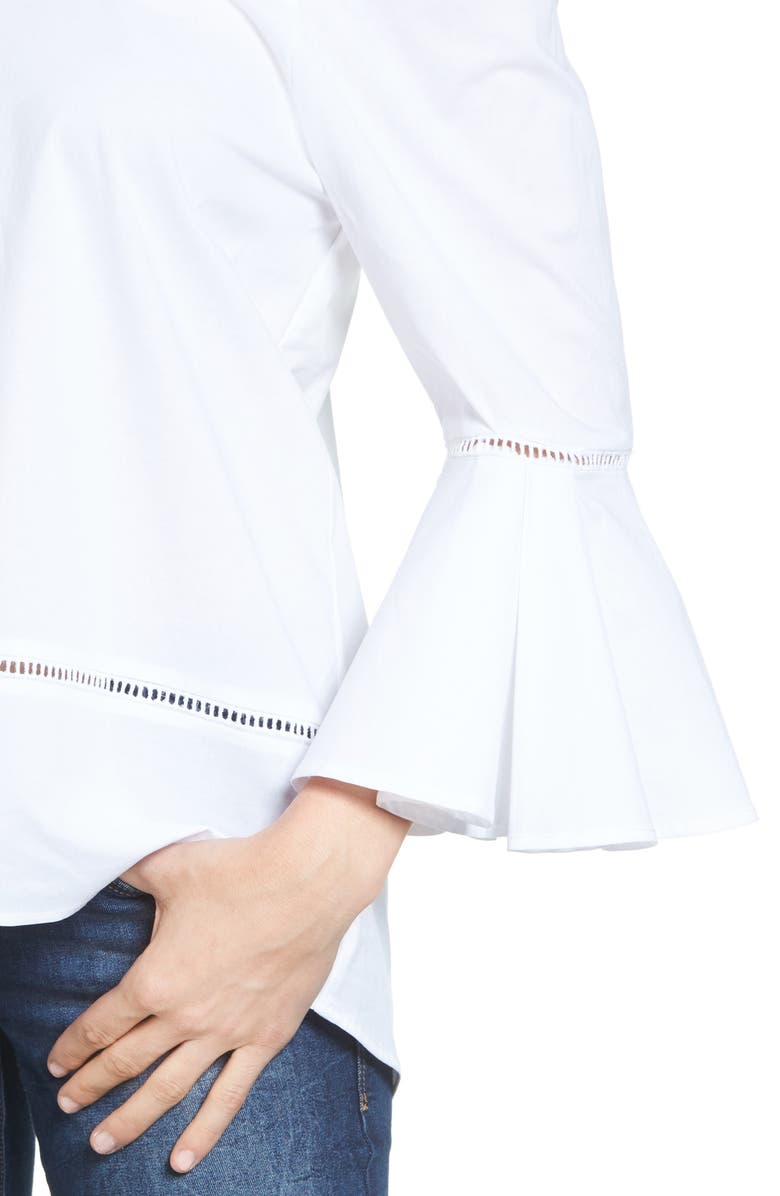 Pleione Off the Shoulder Poplin Top, Alternate, color, 