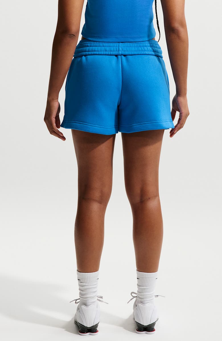 Nike Sportswear Phoenix Fleece Mid-Rise 4-Inch Shorts, Alternate, color, Light Photo Blue/ Sail