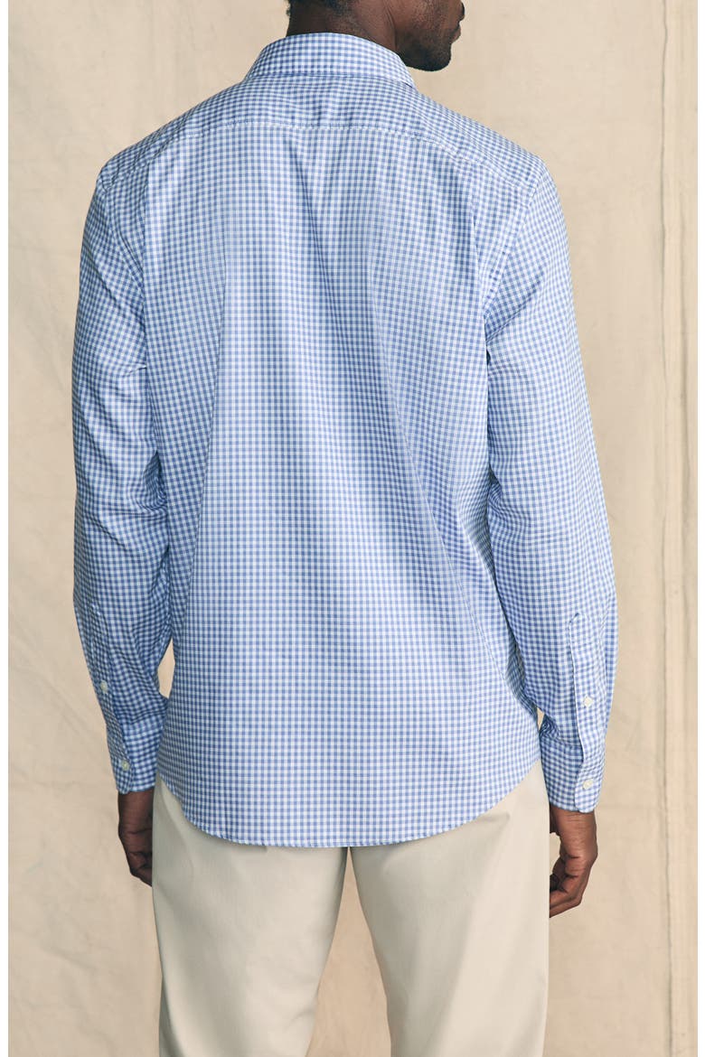 The Movement Button-Up Shirt, Alternate, color, LIGHT BLUE GINGHAM