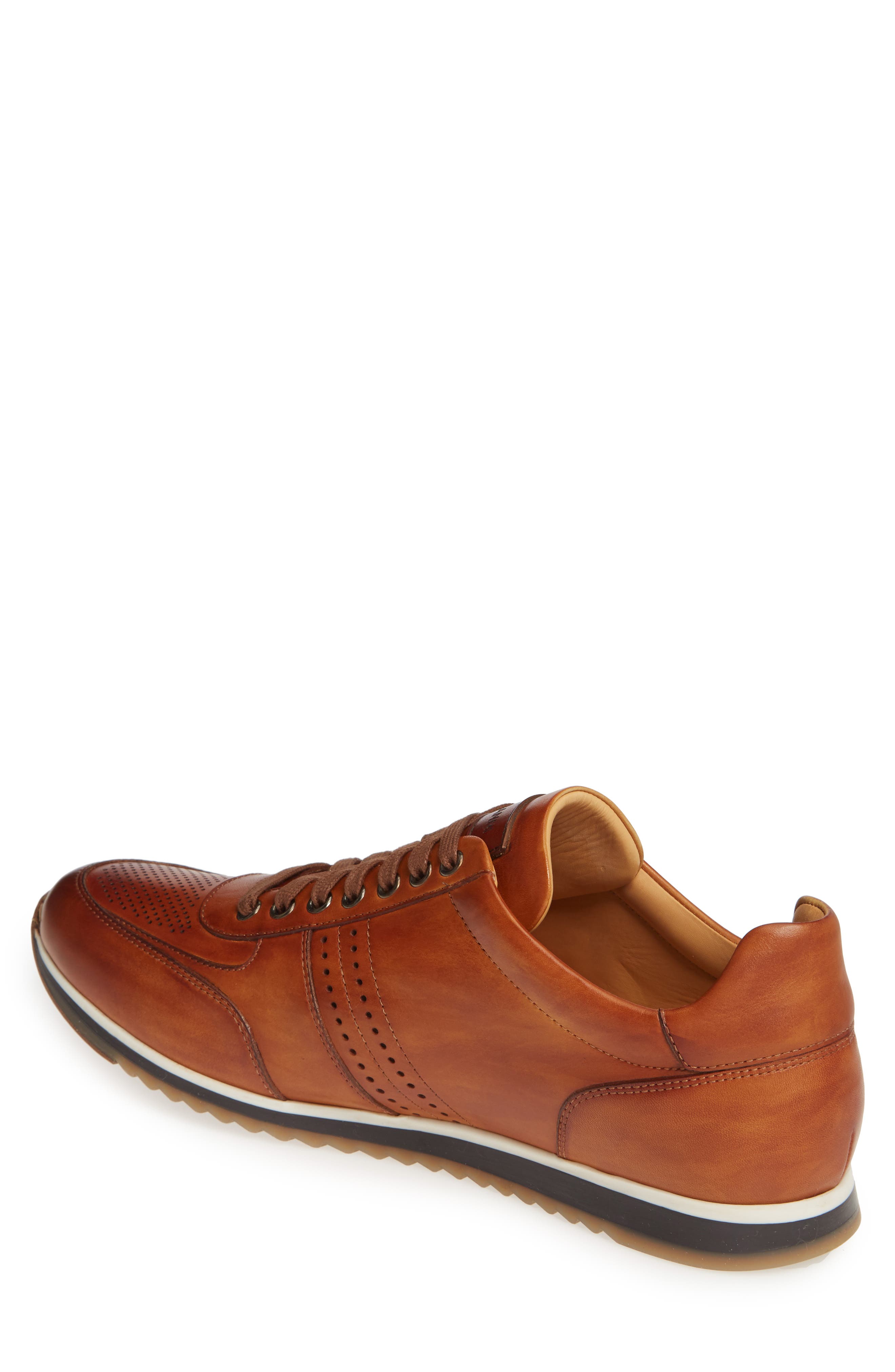 Marlow Sneaker, Alternate, color, COGNAC LEATHER