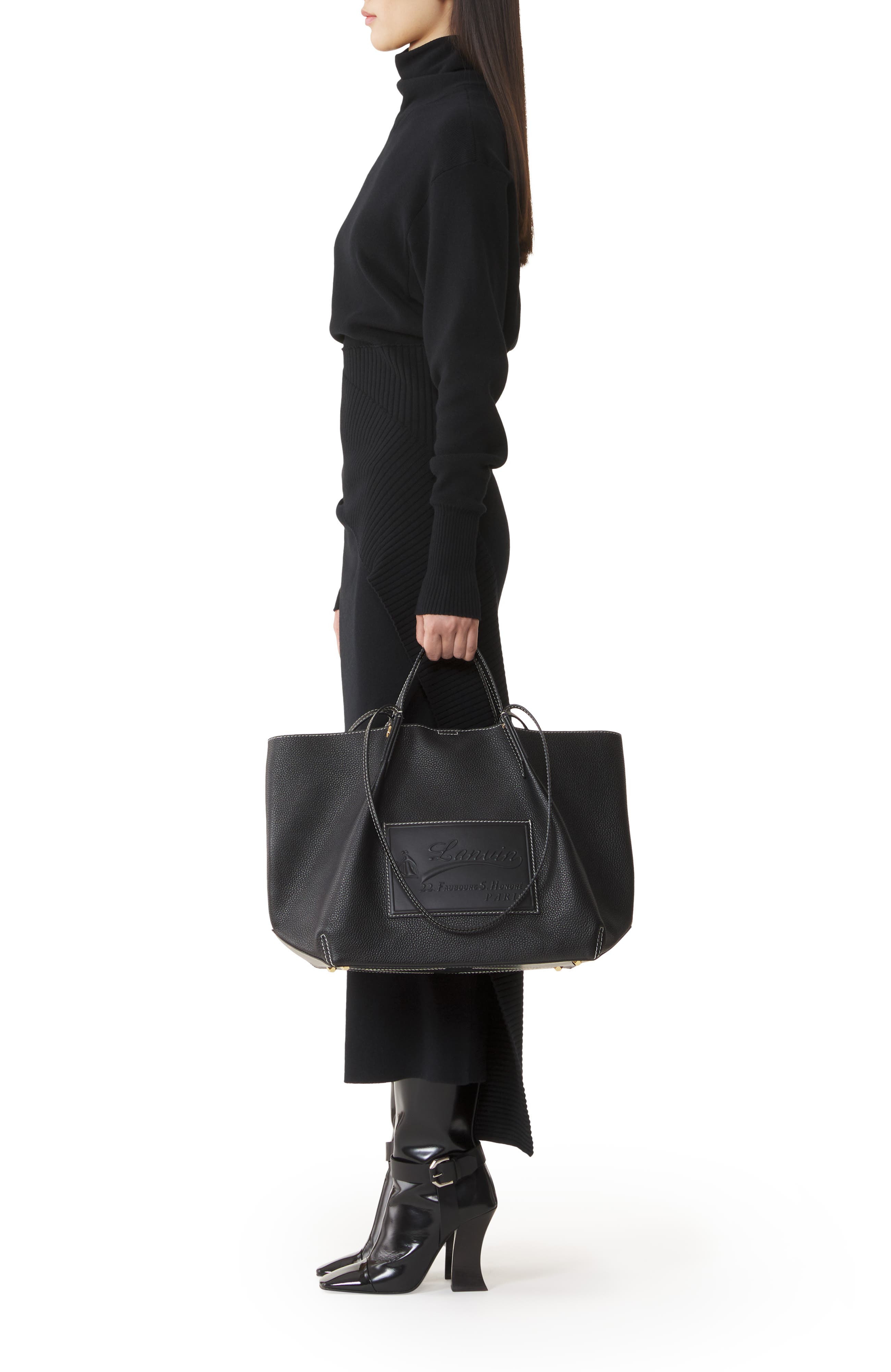 Catch By Lanvin Tote Bag, Alternate, color, Black