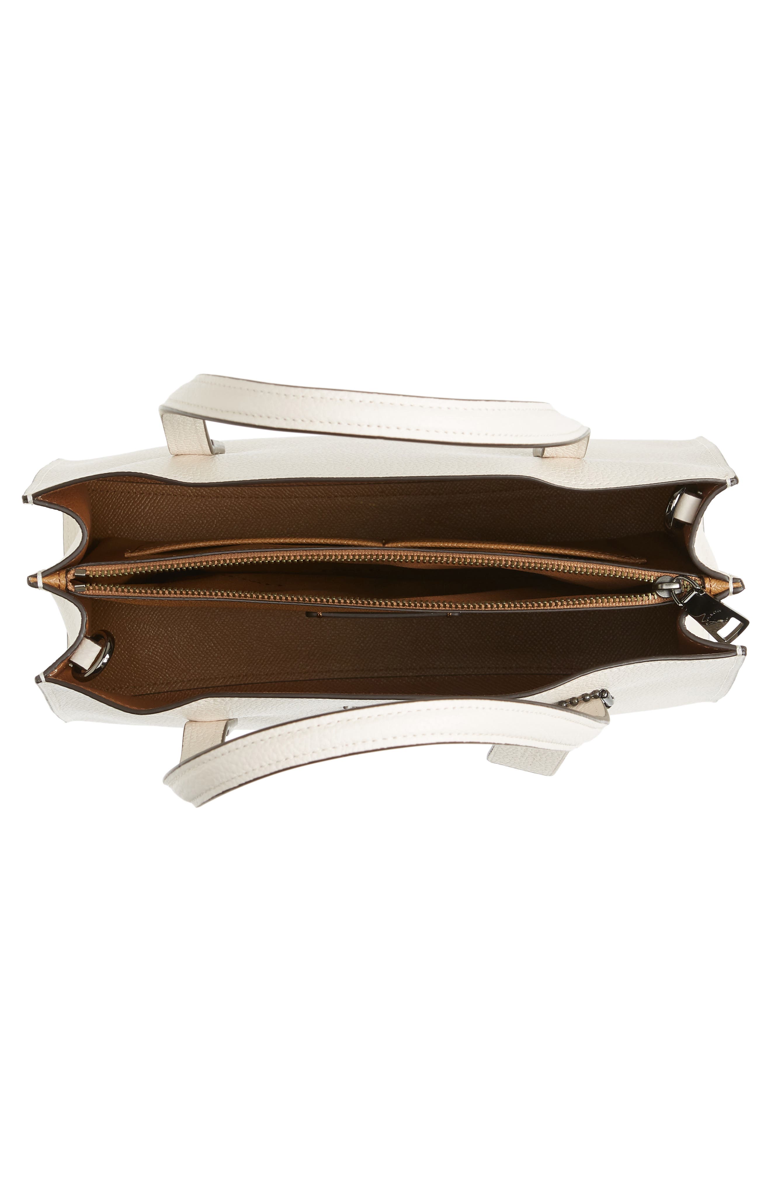 Charlie Leather Tote, Alternate, color, GM/ CHALK