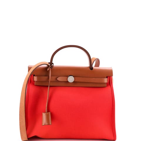 Herbag Zip Leather and Toile 31