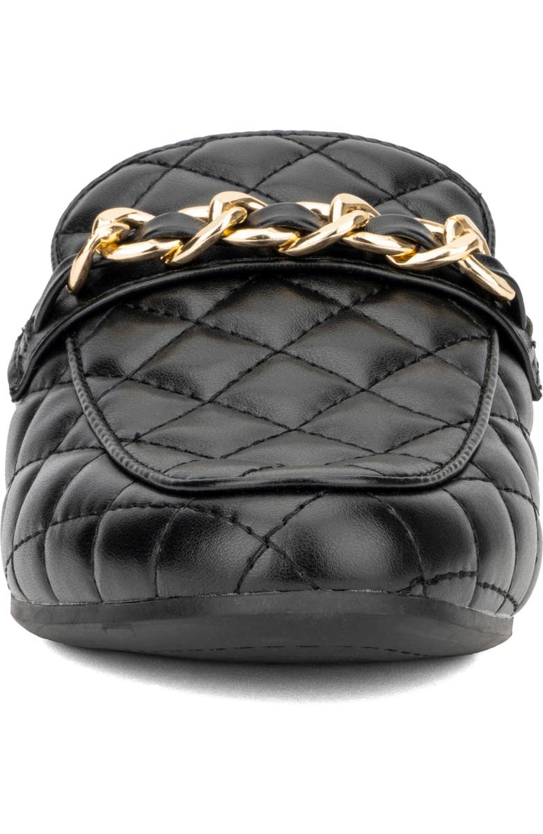 OLIVIA MILLER Amaia Quilted Loafer Mule, Alternate, color,