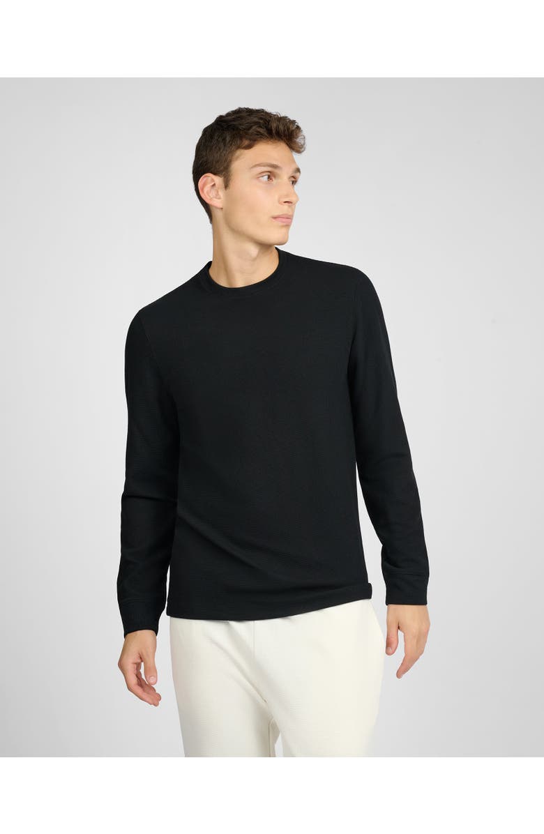 Onia Waffle Crewneck, Main, color, 