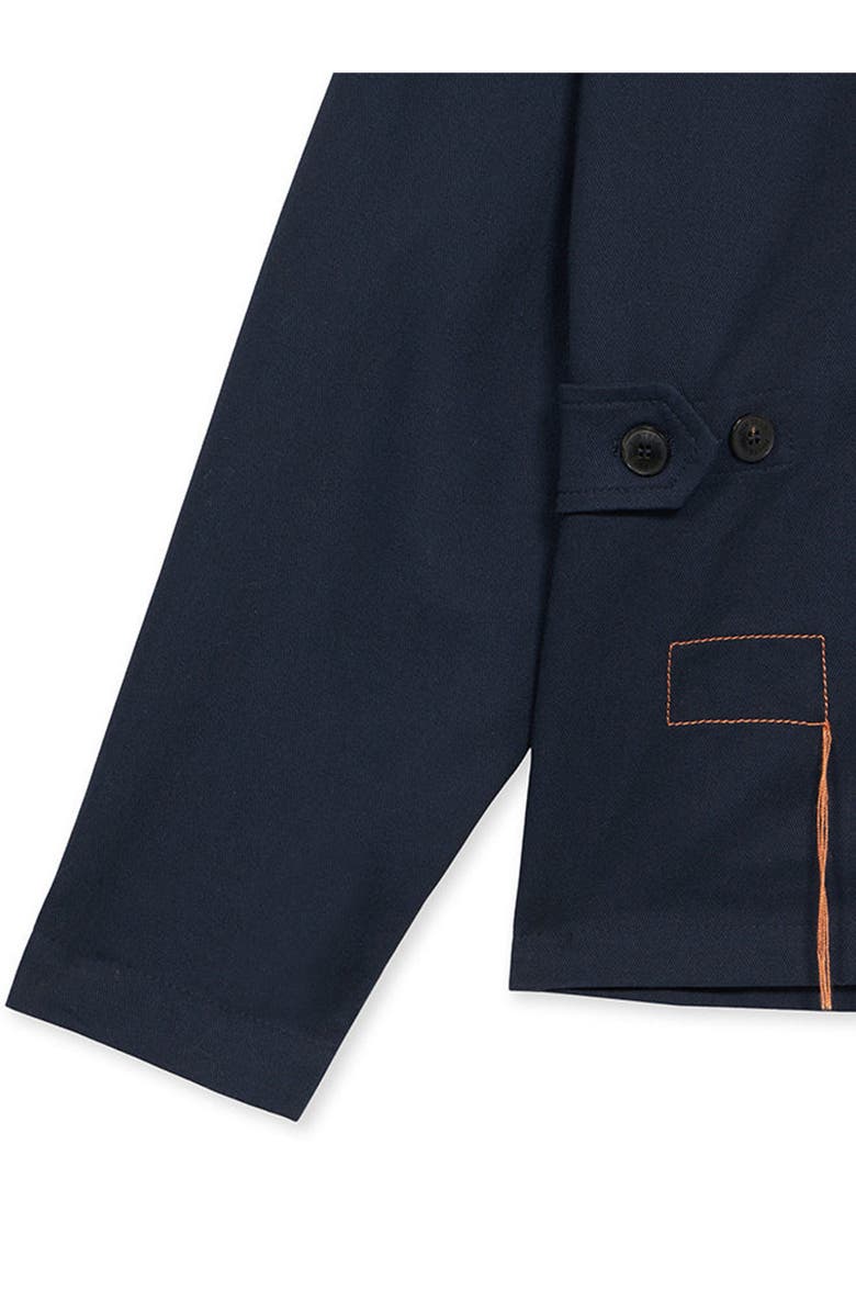 Fortela Vintage Baseball Inspired Overshirt, Alternate, color, Blue