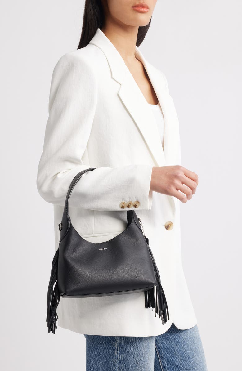 COACH Brooklyn Leather 23 Shoulder Bag, Alternate, color,