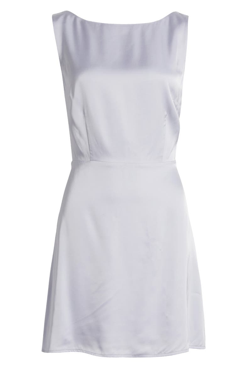 Enni Satin Minidress, Alternate, color, 50-LAVENDER