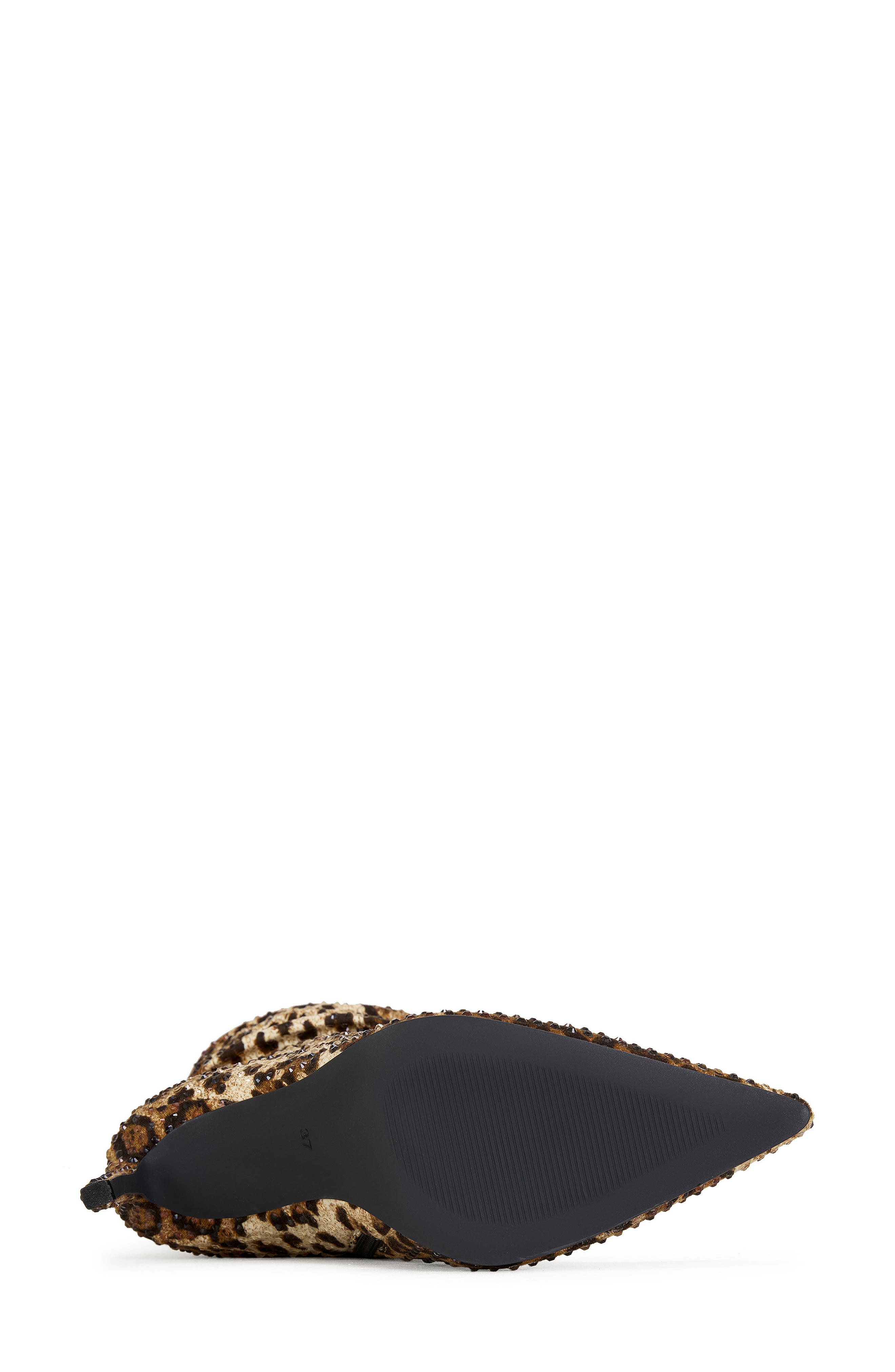 AZALEA WANG Grant Pointed Toe Slouch Over the Knee Boot, Alternate, color, Brown Multi