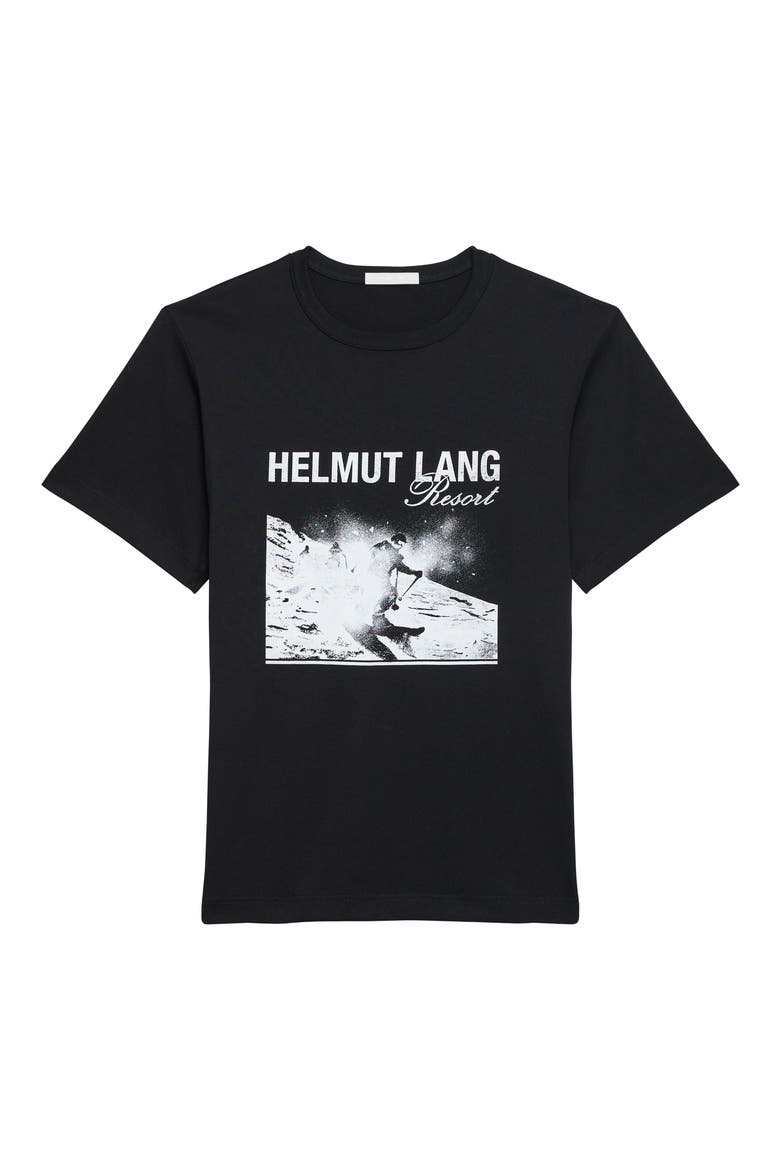 Skier Graphic T-Shirt, Alternate, color, BLACK