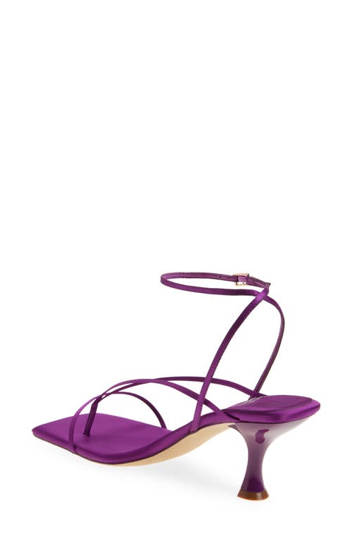 Jeffrey Campbell Fluxx Strappy Dress Sandals In Purple