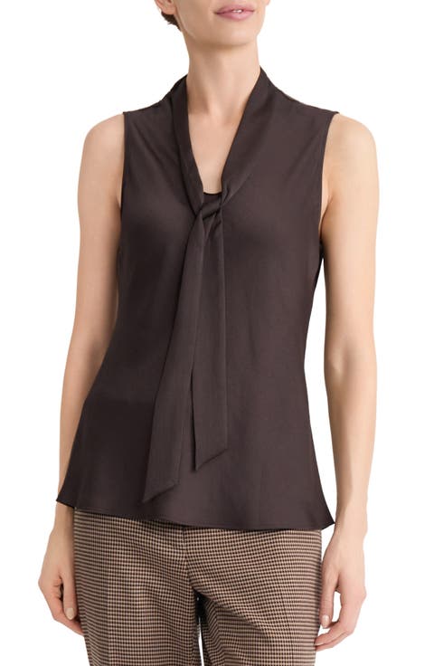 Tie Neck Sleeveless Top