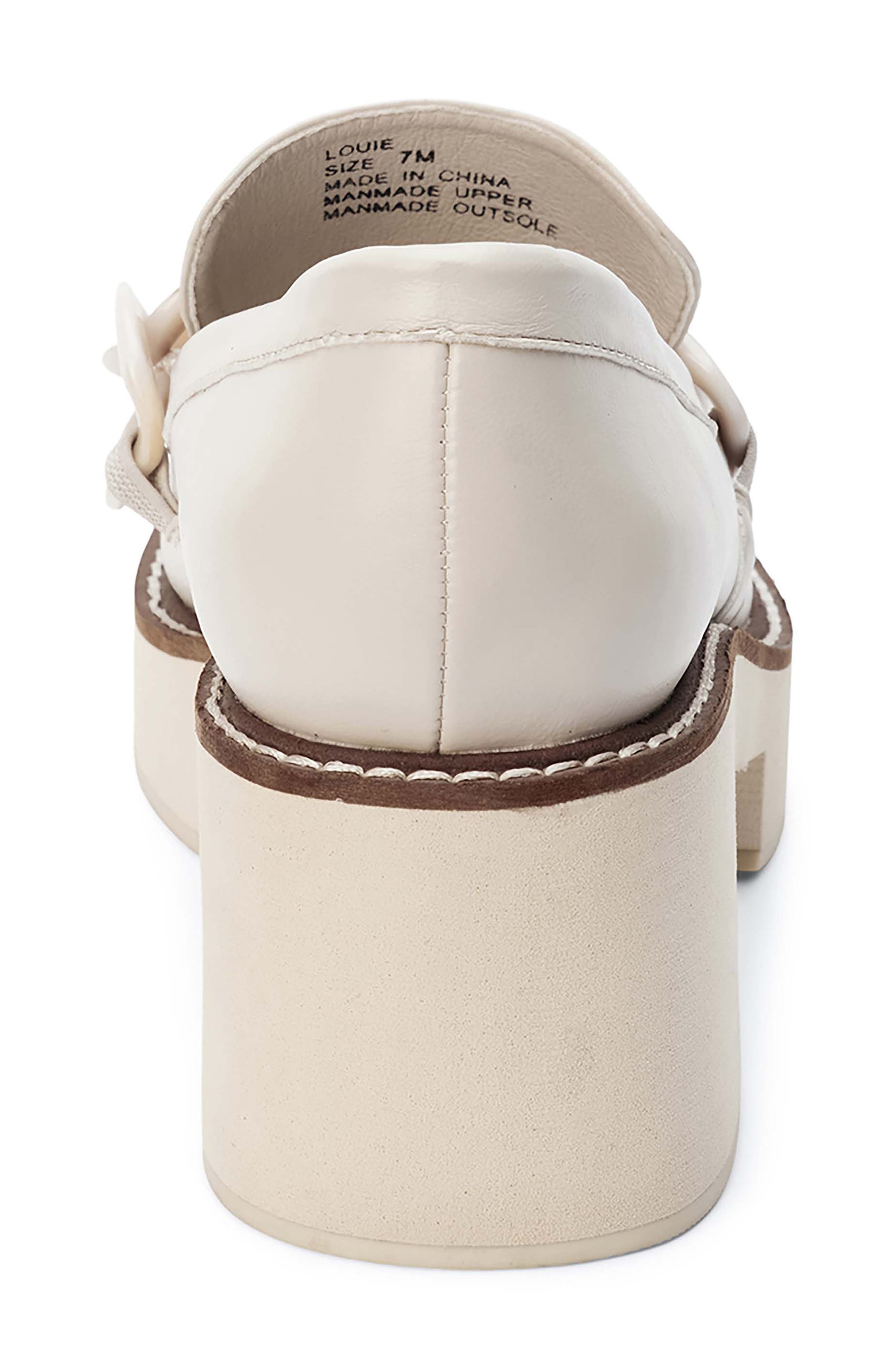 Matisse Louie Chain Platform Loafer, Alternate, color, Bone