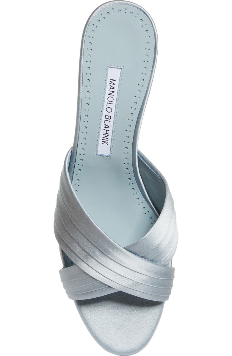 Manolo Blahnik Vieramul Slide Sandal, Alternate, color, Blue