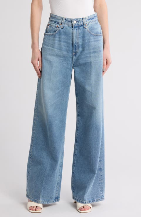Deven High Waist Wide Leg Jeans