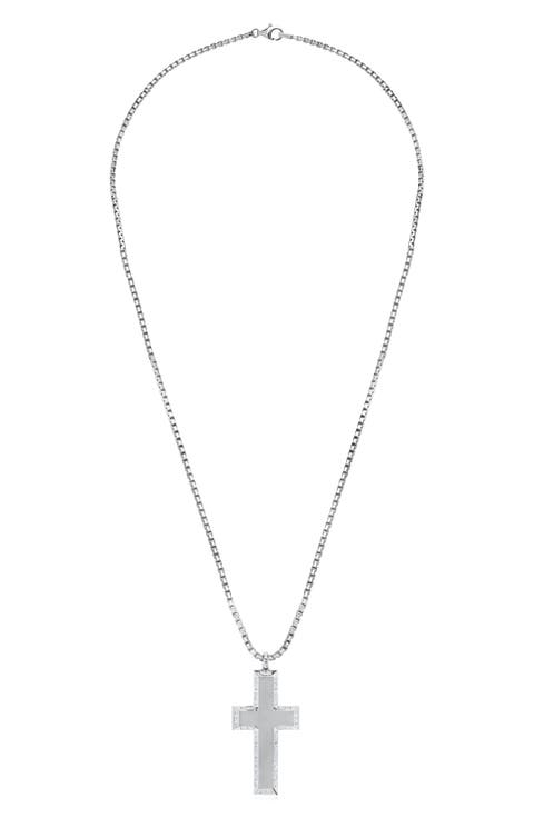 Men's Cross Pendant Necklace