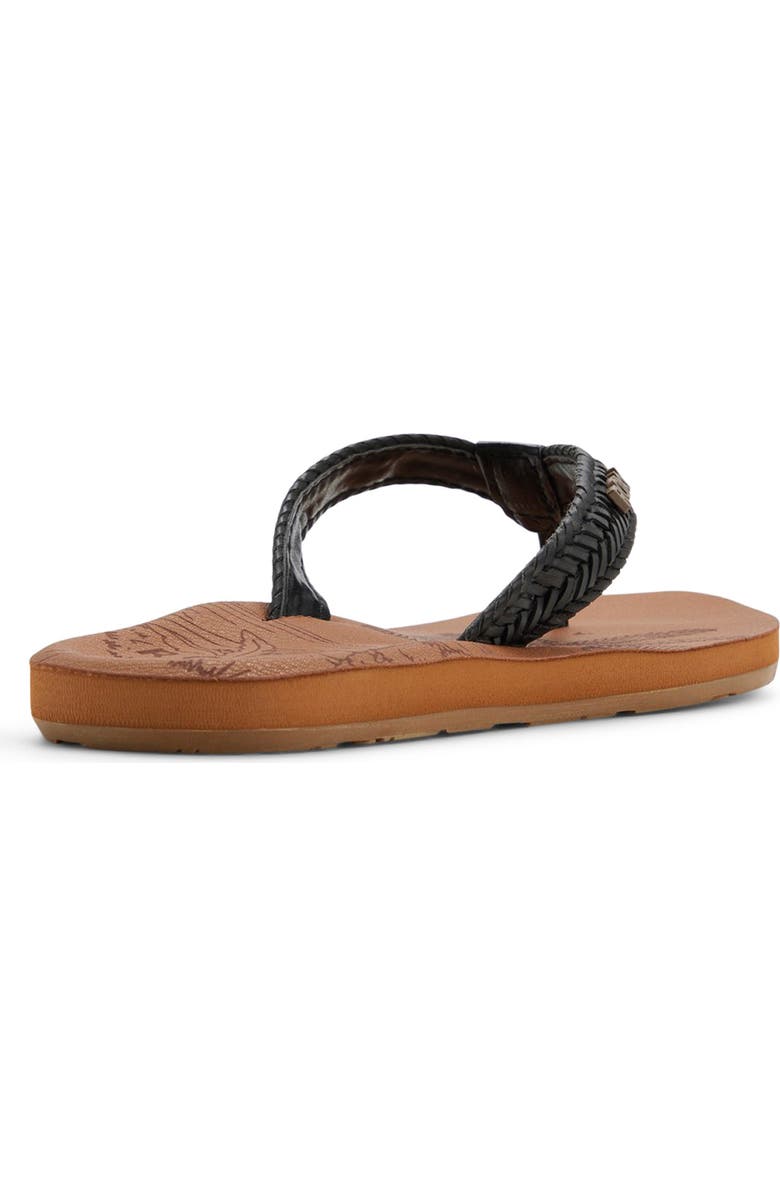 Roxy Lili III Flip Flop, Alternate, color, Black