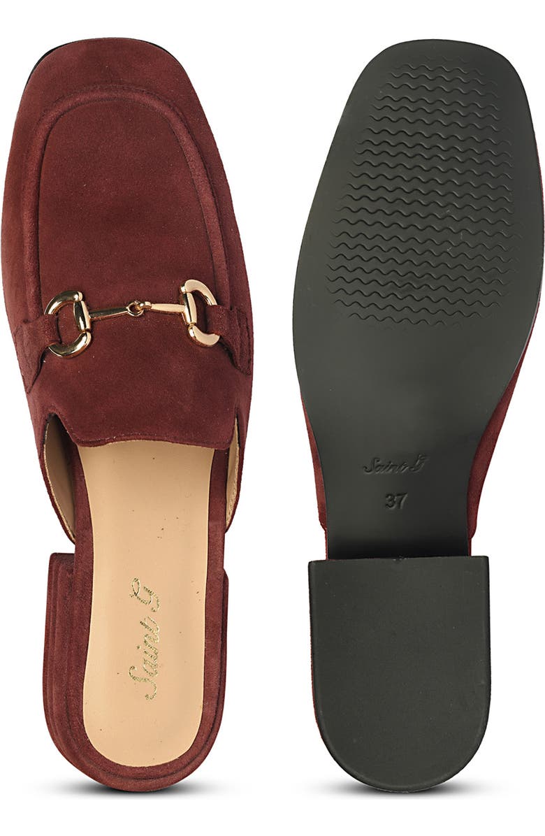 SAINT G Savannah Mule, Alternate, color, Burgundy