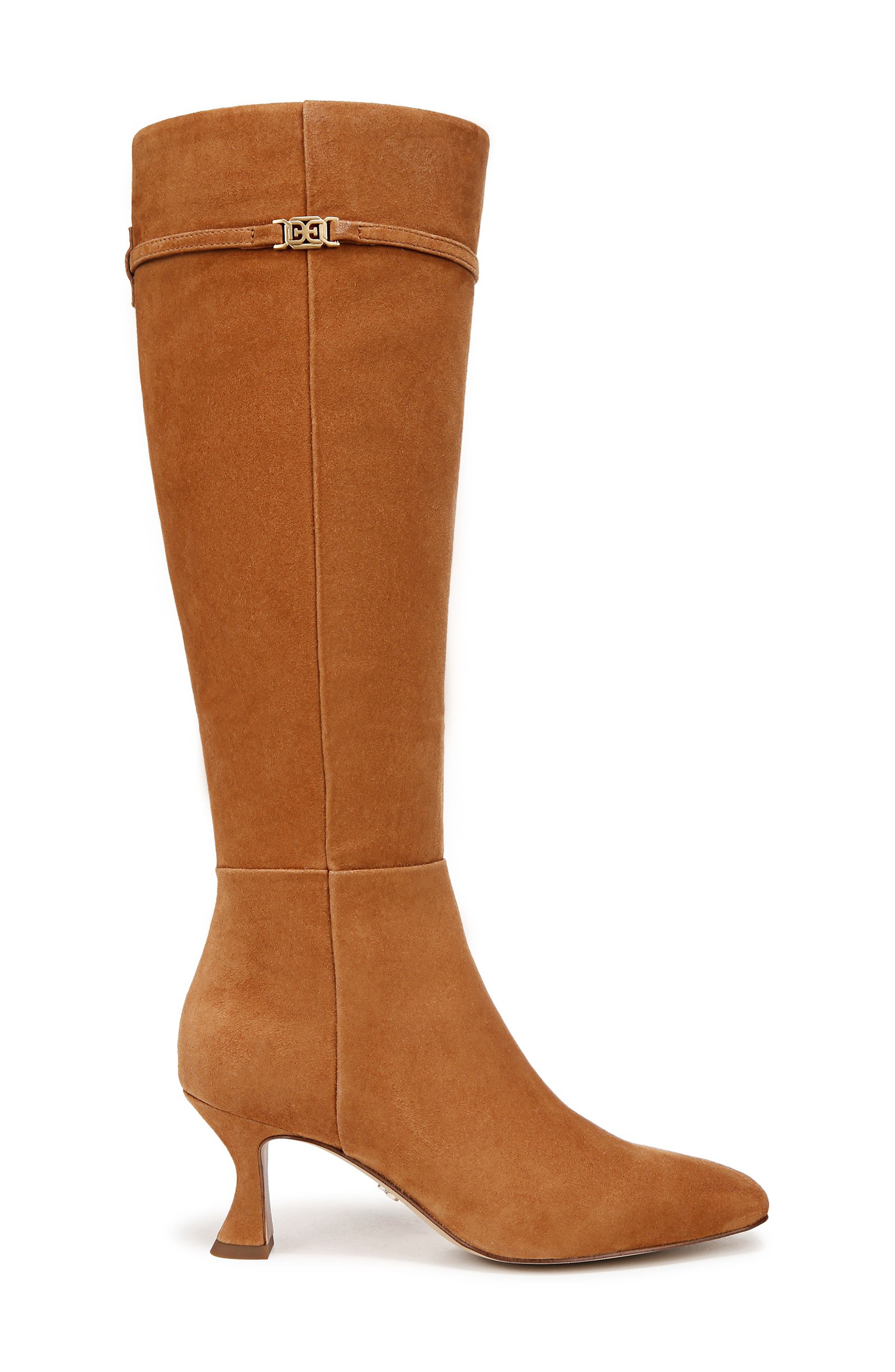 Lyla Knee High Boot, Alternate, color, HARVEST BROWN