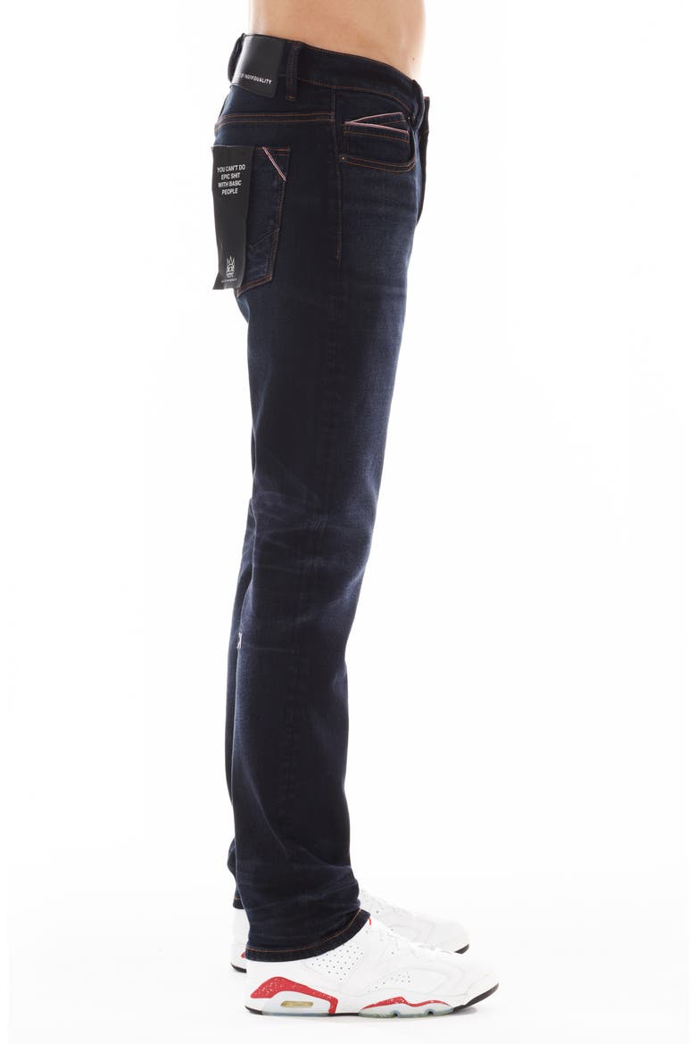 Rocker Slim Fit Jeans, Alternate, color, NOIR