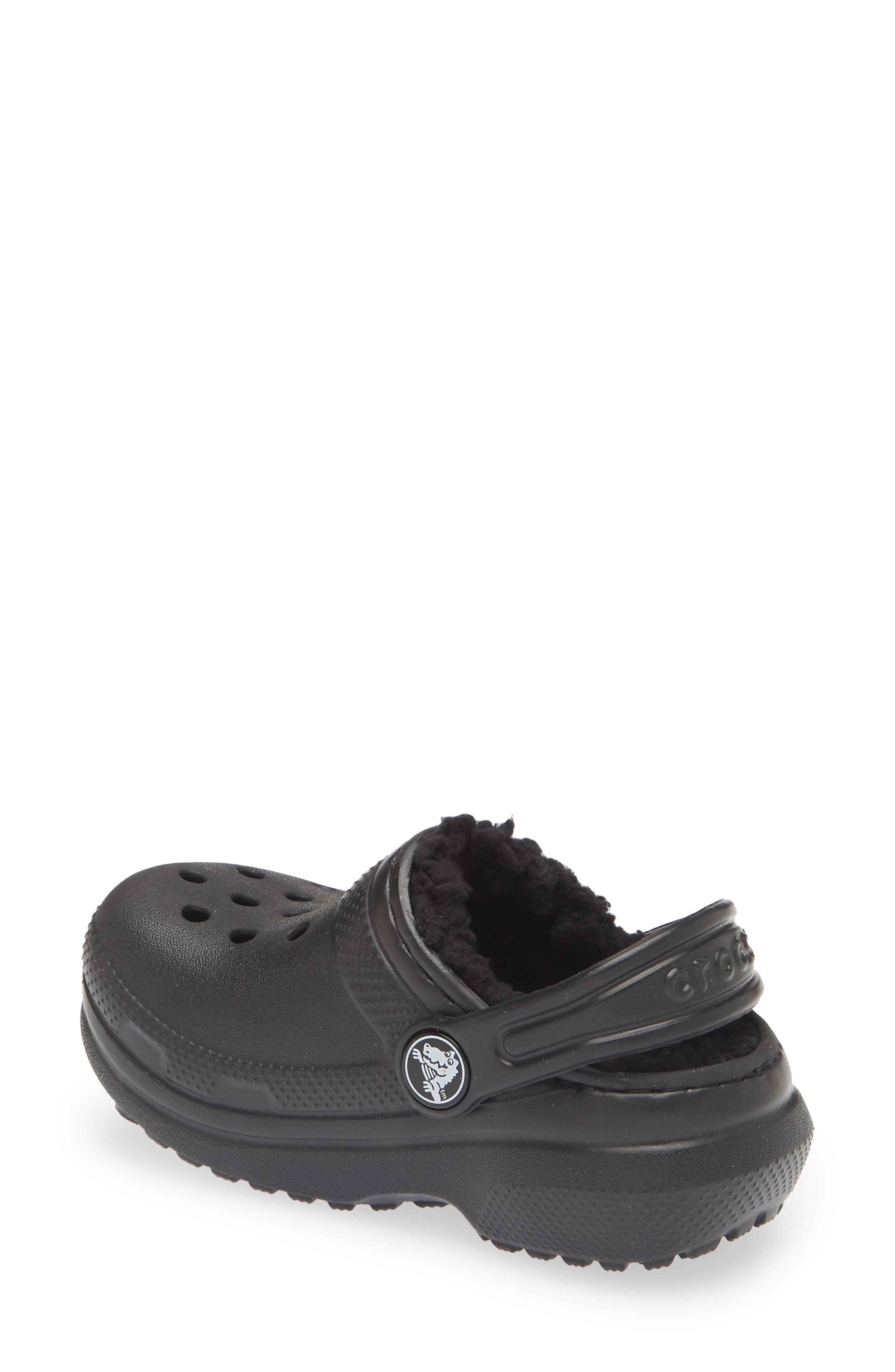 CROCS Kids' Classic Lined Clog, Alternate, color, Black/ Black