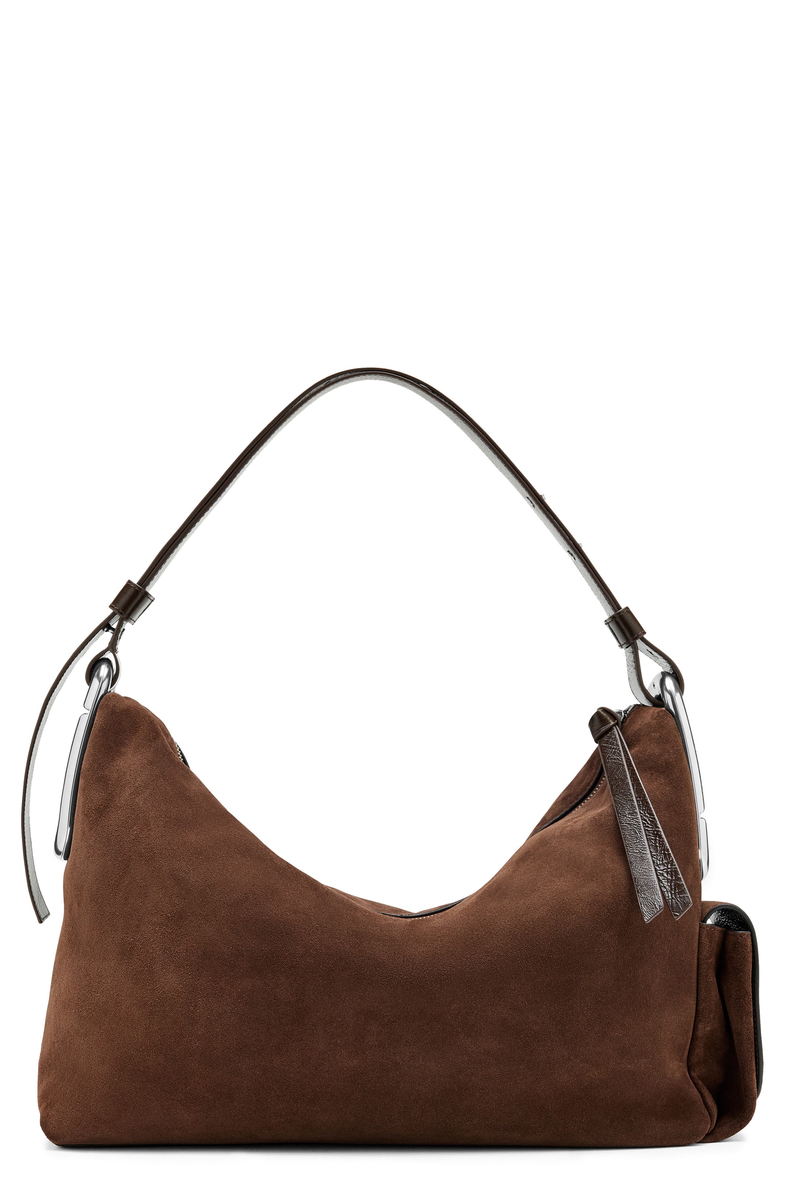 Large Scene Shoulder Bag, Main, color, DARK BROWN