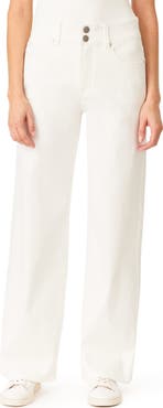 CURVE APPEAL Desk to Dinner 32-Inch High Rise Wide Leg Jeans