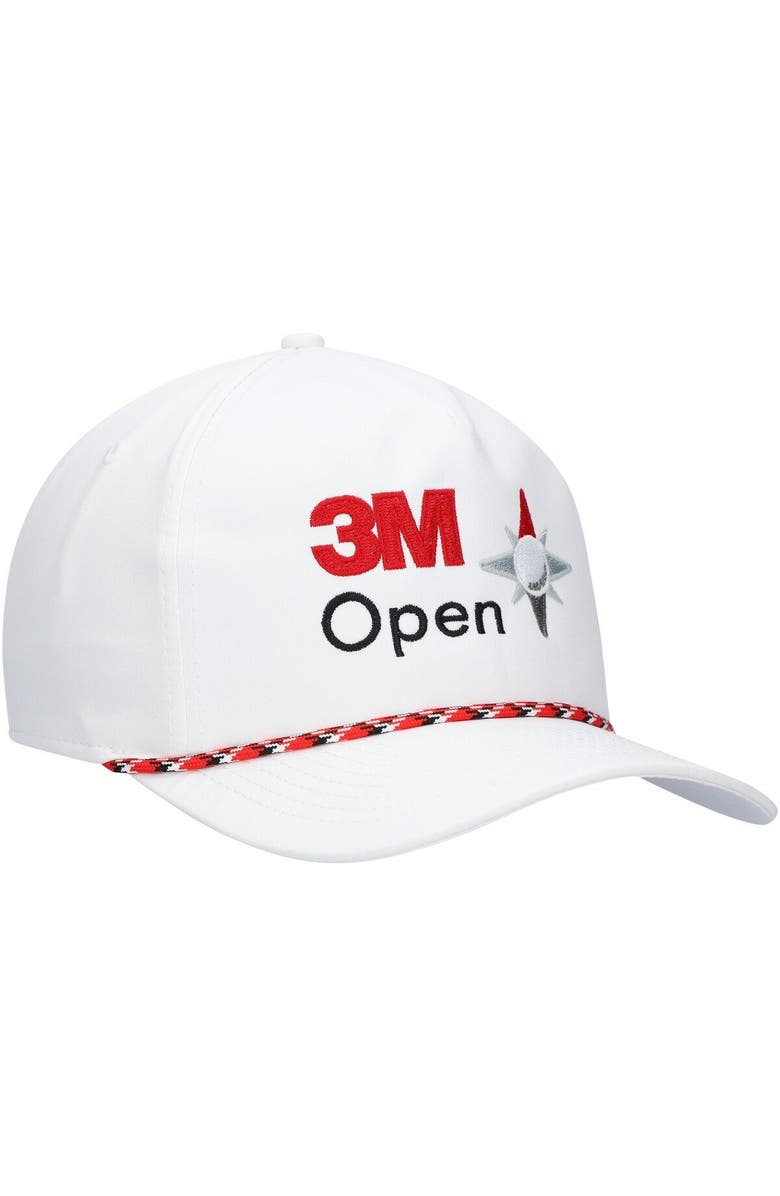 BARSTOOL GOLF Men's Barstool Golf White 3M Open Rope Snapback Hat, Alternate, color, White