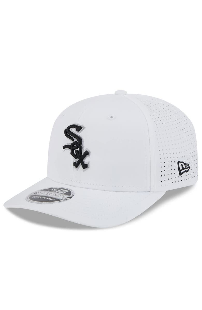 New Era Men's New Era  White Chicago White Sox 2025 Spring Training 9SEVENTY COOLERA Stretch-Snap Hat, Main, color, 
