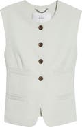 A.L.C. Georgie Linen Blend Vest