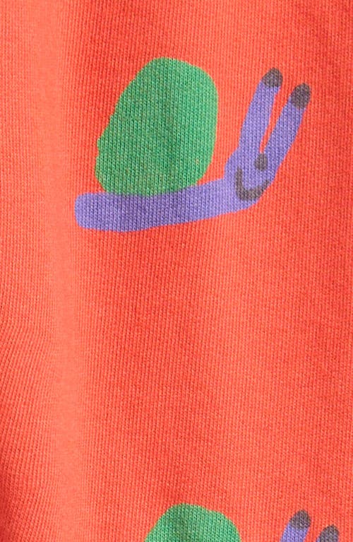Bobo Choses Funny Snail Graphic Joggers In Red
