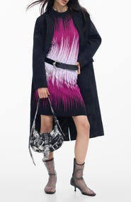 Desigual Ombré Long-Sleeve Sweater Dress