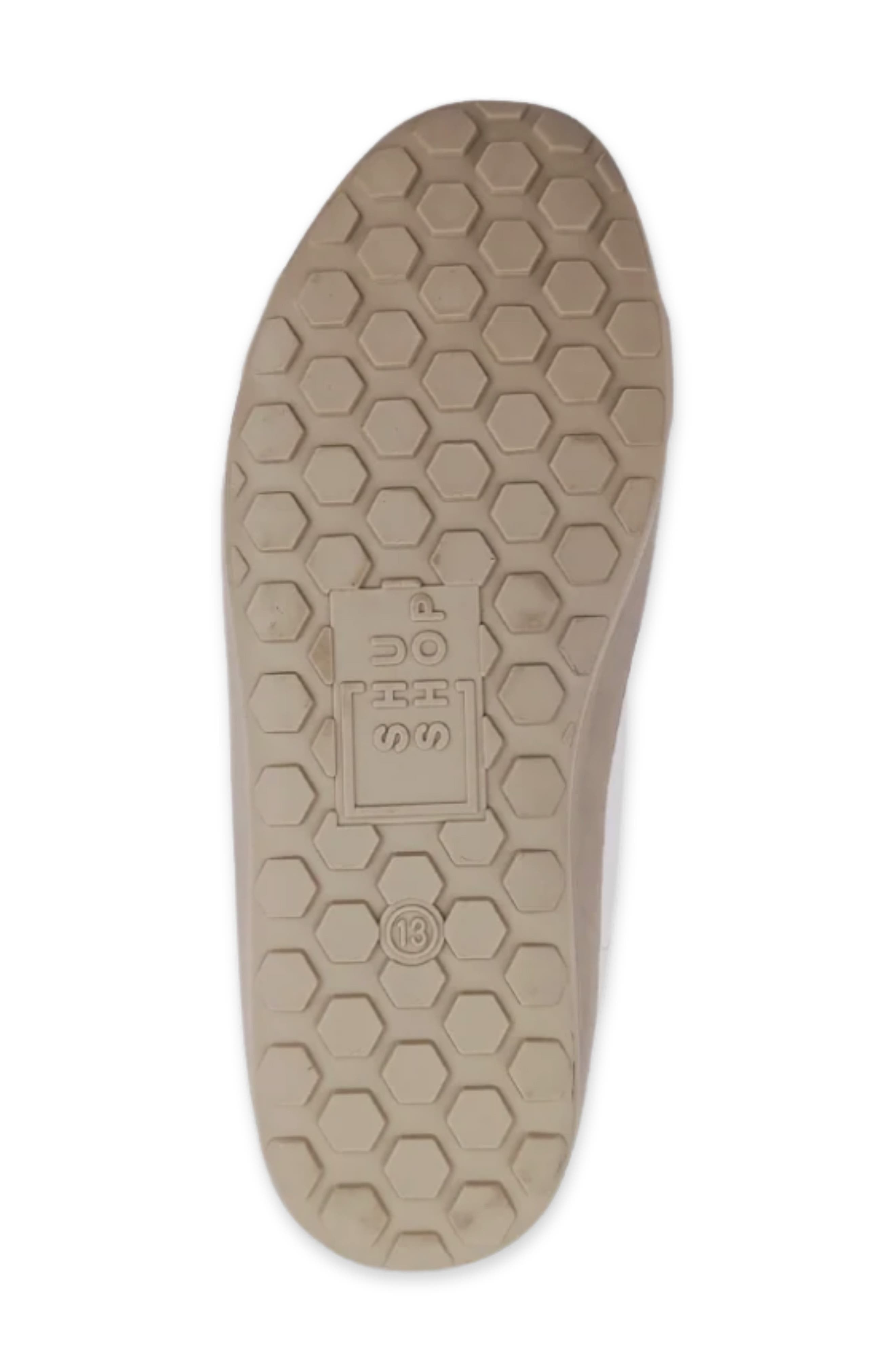 Kids' Polka Mini Faux Leather Mule Sneaker, Alternate, color, PEARL