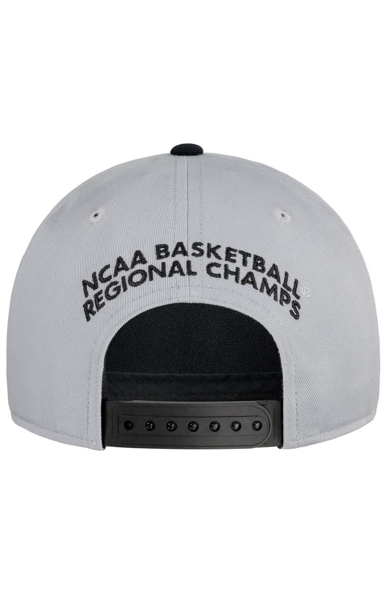 Jordan Brand Men's Jordan Brand Black/Gray Florida Gators 2025 NCAA Men's Basketball Tournament March Madness Final Four Regional Champions Locker Room Adjustable Hat, Alternate, color, 