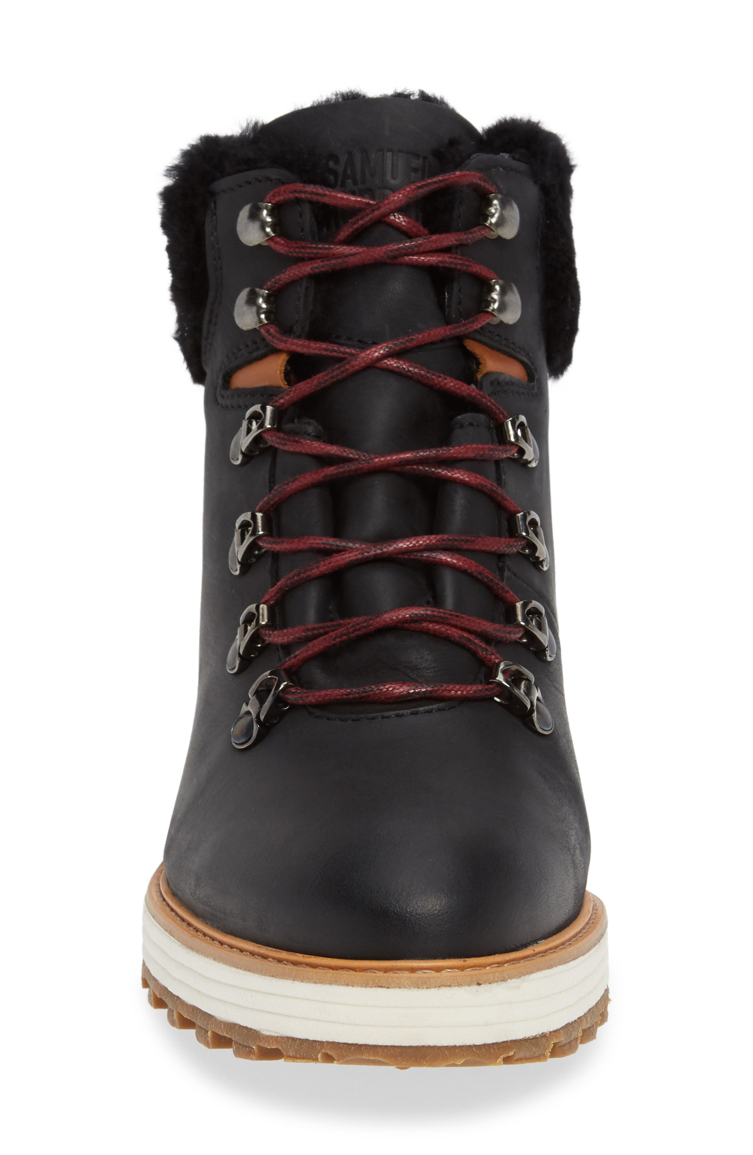 Samuel Hubbard Alpine Water Resistant Genuine Shearling Lined Boot, Alternate, color, 