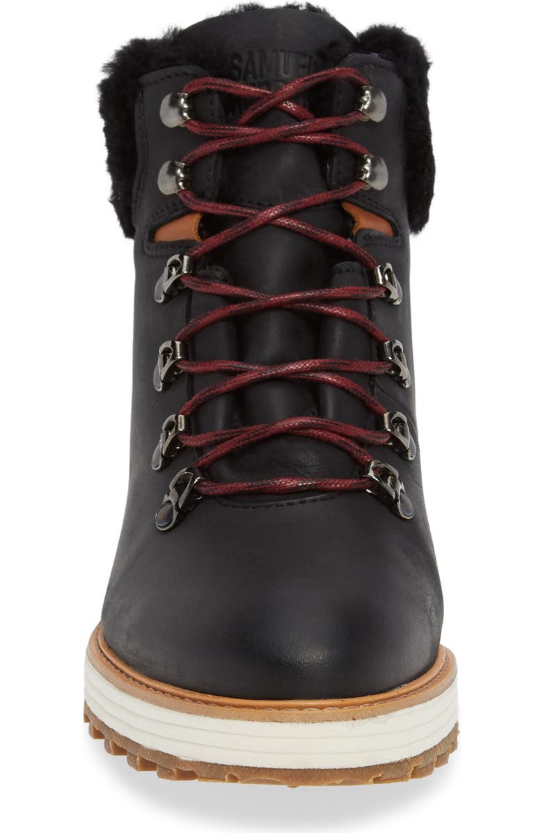 Samuel Hubbard Alpine Water Resistant Genuine Shearling Lined Boot, Alternate, color,