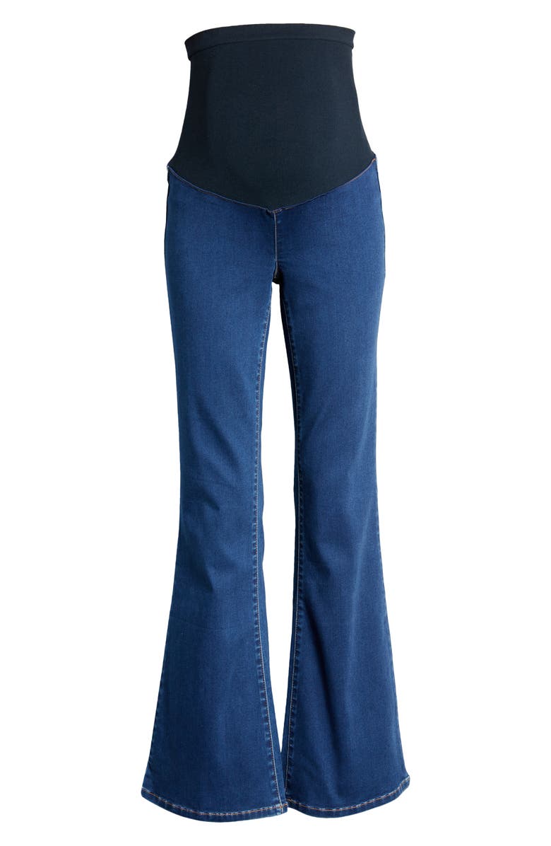 1822 Denim Better Butter Over the Bump Slim Bootcut Maternity Jeans, Alternate, color, Safia