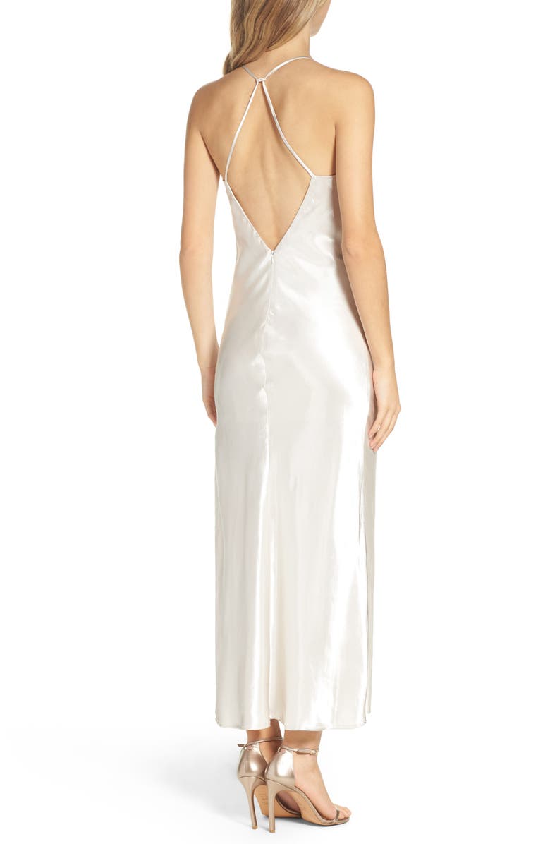 Bardot Pfeiffer Slipdress, Alternate, color, Pearl