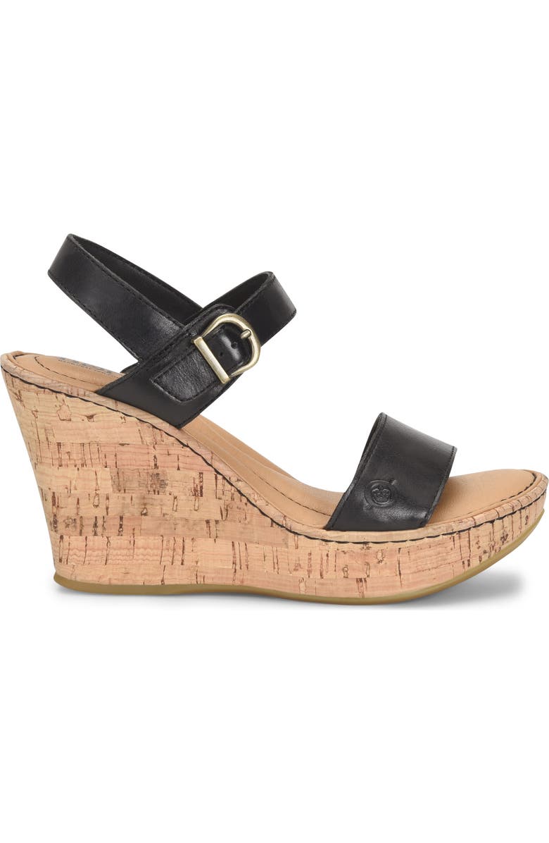 Børn Lenore Platform Wedge Sandal, Alternate, color,