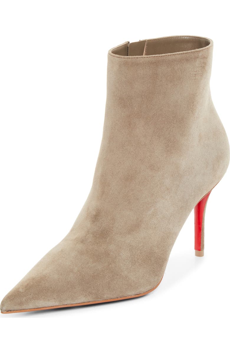 Christian Louboutin Miss Z Pointed Toe Bootie, Main, color, Silex