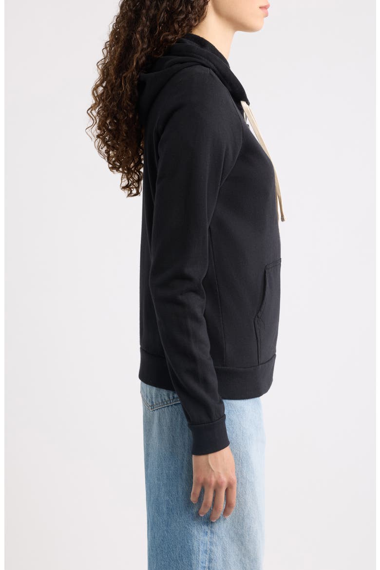 Afternoon Full Zip Hoodie, Alternate, color, BLACK