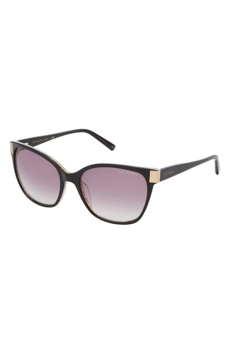 Ted Baker London 56mm Cat Eye Sunglasses, Alternate, color,