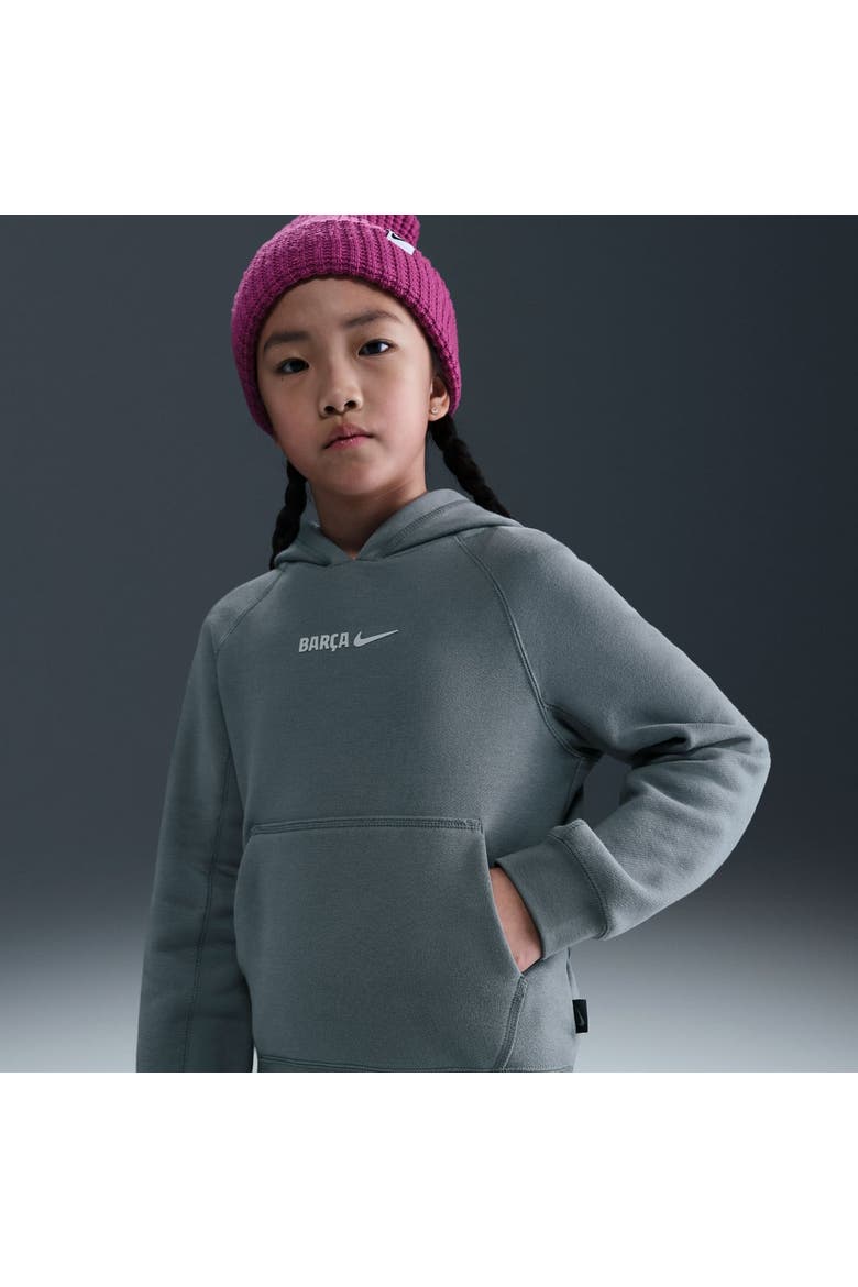 Youth Nike Gray Barcelona Air Raglan Hoodie, Alternate, color, Gray