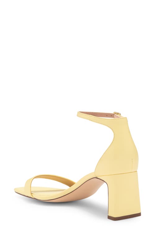 Nordstrom Naiomi Ankle Strap Sandal In Yellow Pastel